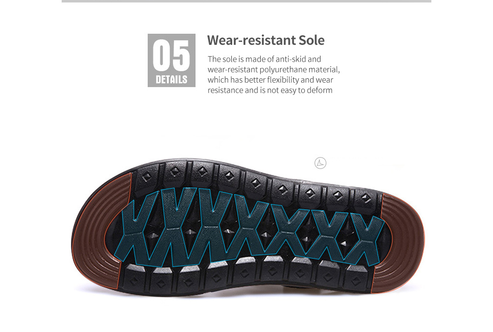 Men's Sandals Large Size Leather Beach Shoes Sandal Slippers Sole Men's Sandals Large Size Leather Beach Shoes Sandal Slippers Sole