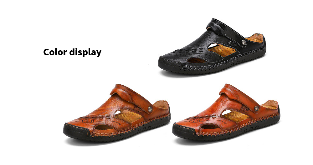 Summer Men's Casual Sandals Breathable Trend Outdoor Beach Men's Shoes - 868 Yellow Brown 47 Summer Men's Casual Sandals Breathable Trend Outdoor Beach Men's Shoes - 868 Yellow Brown 47
