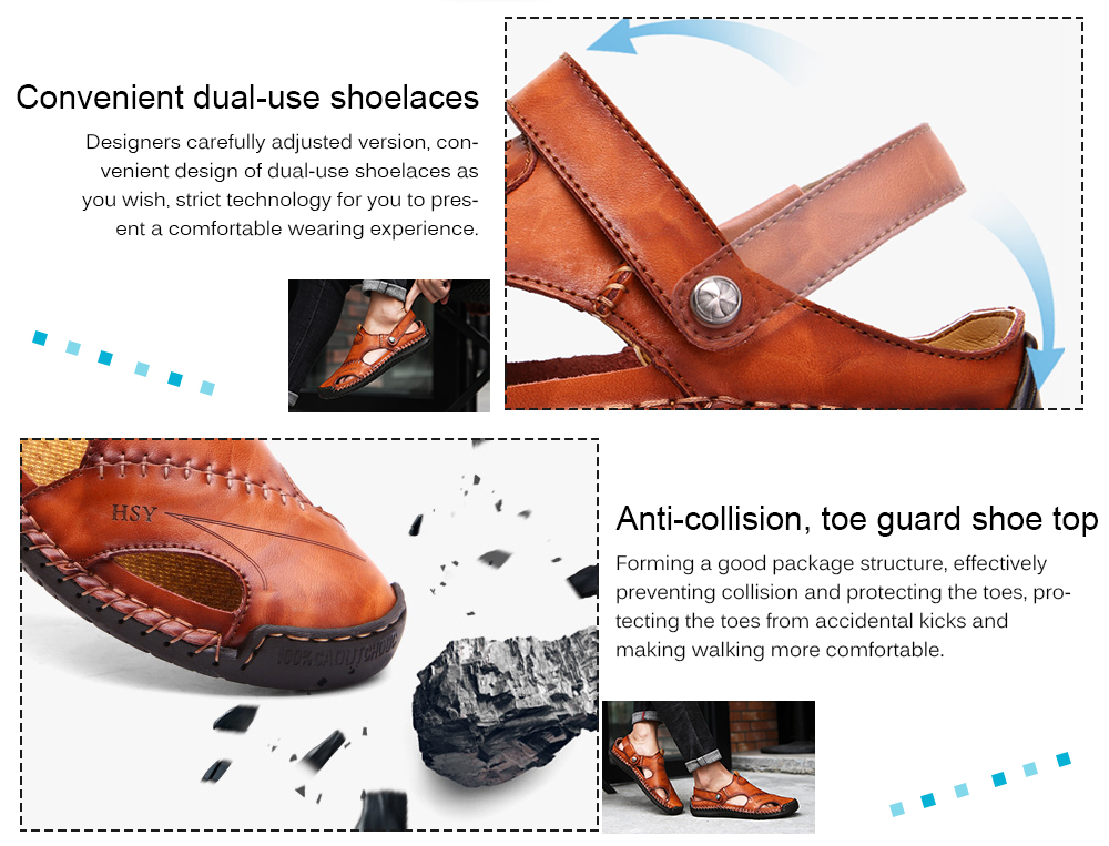 Men Beach Casual Sandals Breathable Lightweight Super Comfortable- Black 41 Men Beach Casual Sandals Breathable Lightweight Super Comfortable- Black 41