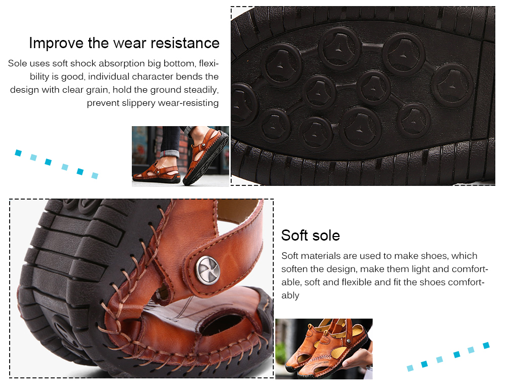 Men Beach Casual Sandals Breathable Lightweight Super Comfortable- Black 41 Men Beach Casual Sandals Breathable Lightweight Super Comfortable- Black 41