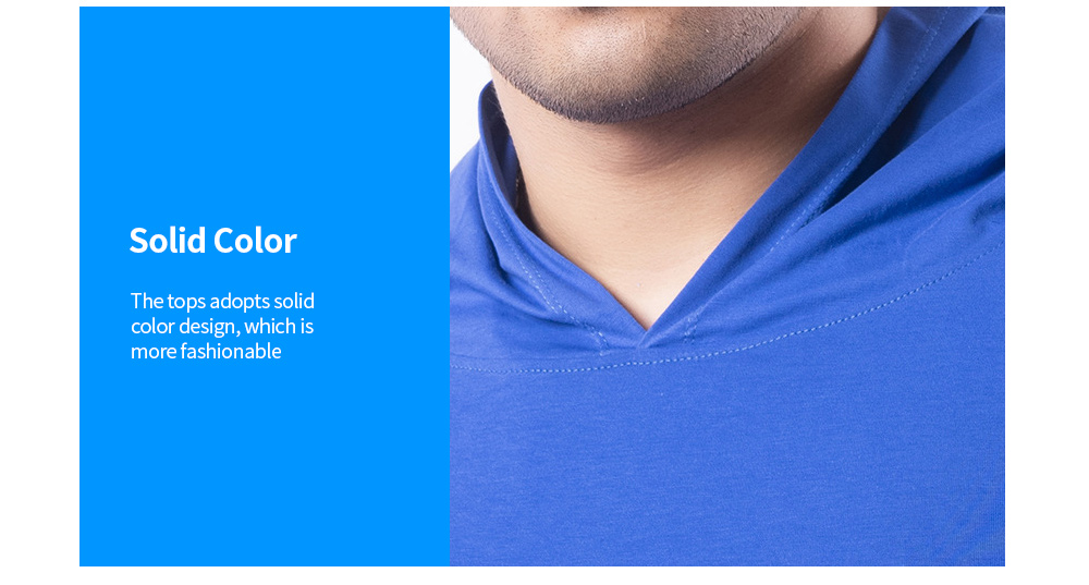 Sport Short-sleeved T-shirt Men's Solid Color Hood Fitness Clothes Outdoor Basketball Sweater Running Clothing Muscles Brothers - Short-sleeved 20M111 Black XL Sport Short-sleeved T-shirt Men's Solid Color Hood Fitness Clothes Outdoor Basketball Sweater Running Clothing Muscles Brothers - Short-sleeved 20M111 Black XL