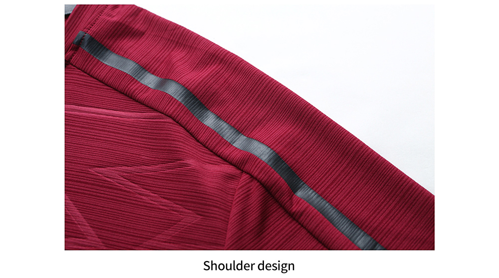 NS069 Men Outdoor Sports Fitness Short Sleeve Round Neck T-shirt Ice Silk Tops - Red Wine 2XL NS069 Men Outdoor Sports Fitness Short Sleeve Round Neck T-shirt Ice Silk Tops - Red Wine 2XL