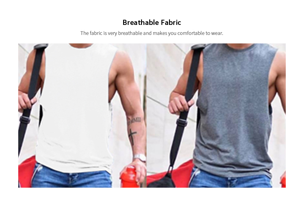 Men's T-Shirt Round Neckstre Spring Summer Top Men's HC0023 - White L Men's T-Shirt Round Neckstre Spring Summer Top Men's HC0023 - White L