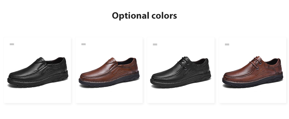 Men Large Size First Layer Cowhide Breathable Deodorant Leather Shoes- Brown Bear EU 40 Men Large Size First Layer Cowhide Breathable Deodorant Leather Shoes- Brown Bear EU 40