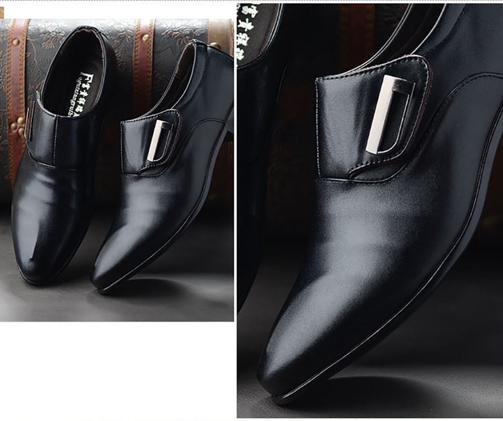 New Men Business Dress Pointed Shoes- Black EU 41 New Men Business Dress Pointed Shoes- Black EU 41