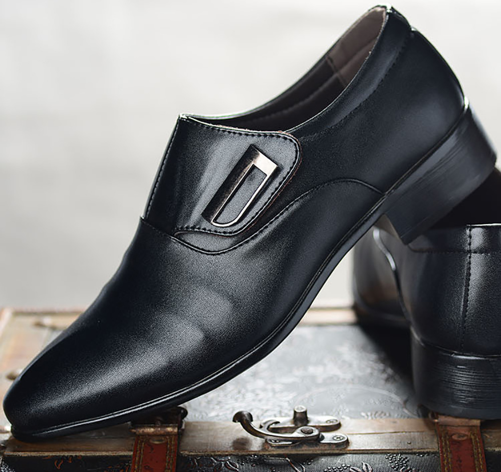 New Men Business Dress Pointed Shoes- Black EU 41 New Men Business Dress Pointed Shoes- Black EU 41