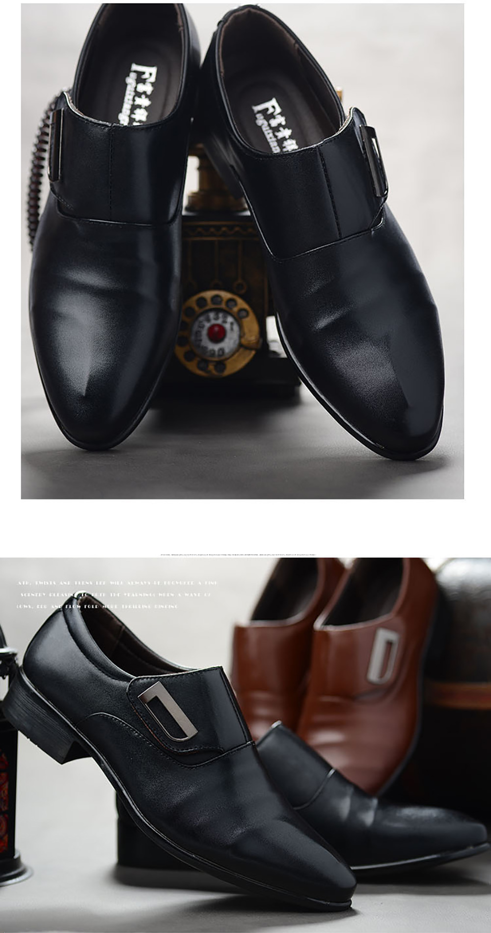 New Men Business Dress Pointed Shoes- Black EU 41 New Men Business Dress Pointed Shoes- Black EU 41