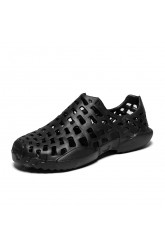Men Summer Color Hollow Skid Beach Shoes
