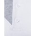 Men's Irregular Splicing Long Sleeve Large Size Lapel T-shirt