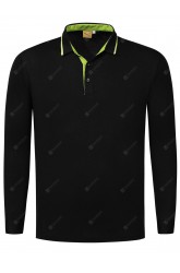 Spring Autumn Golf Casual Men's Long Sleeve T-shirt