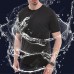 Men's T-Shirt Nano Waterproof Quick Dry Breathable Short Sleeve T Shirt